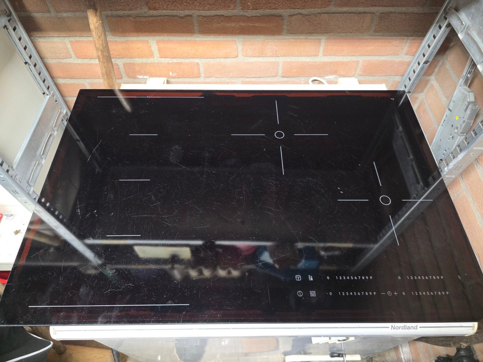 IKEA HOGLASSIG Inductiekookplaat - 4 zones, 7.4 kW, Gebruikt, Inductie, Vrijstaand, 4 kookzones