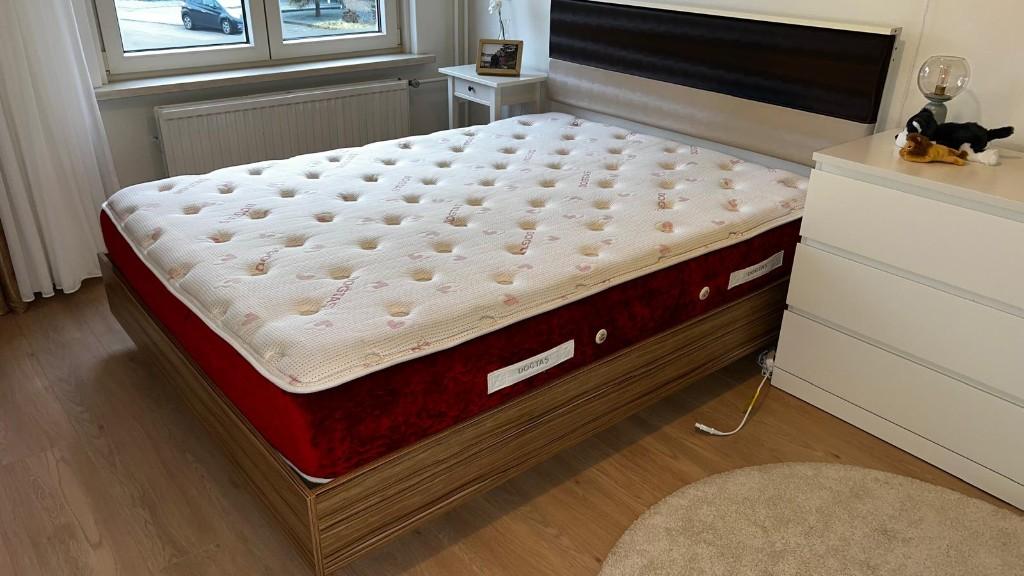 bed, Ophalen, Gebruikt, Tweepersoons, 140 cm