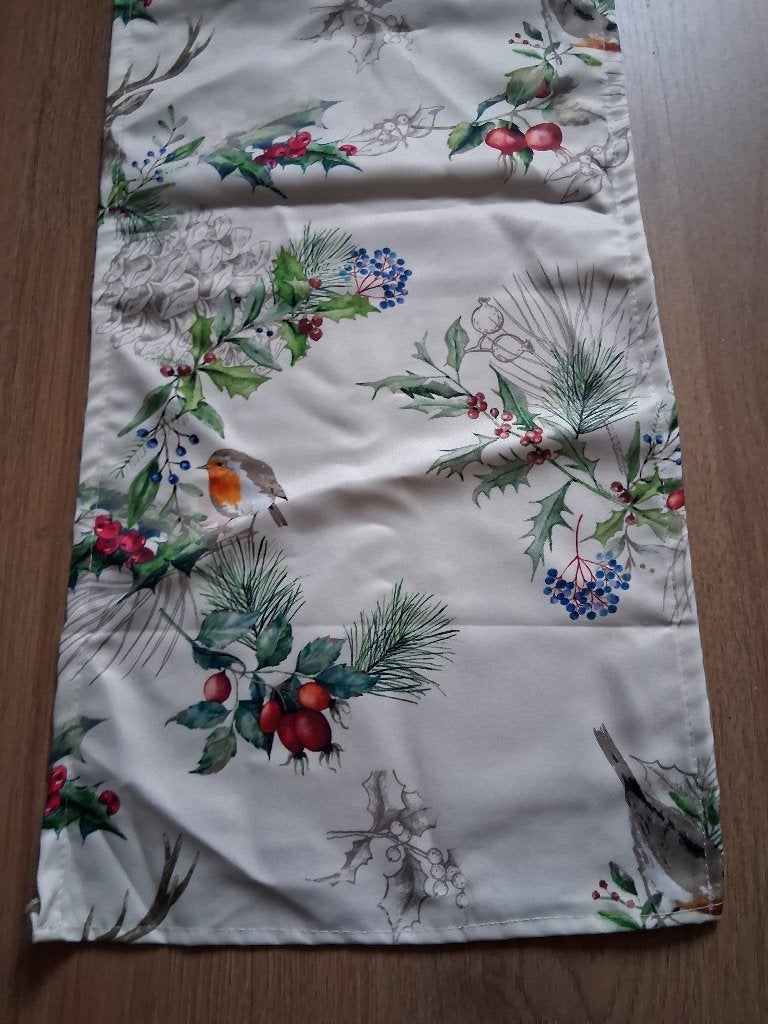 Kerstloper met roodborstje, bessen, hulst *eureka*, Ophalen of Verzenden, Zo goed als nieuw