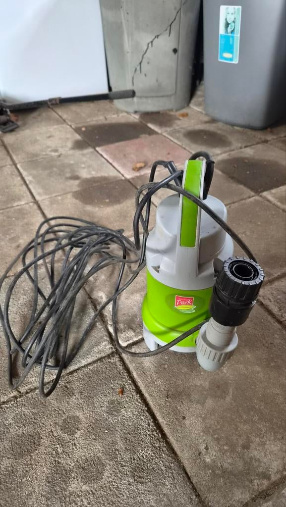 Parkside Dompelpomp - Ideaal voor waterafvoer, Tuin en Terras, Waterpompen, Ophalen, Gebruikt, Elektrisch, Dompelpomp