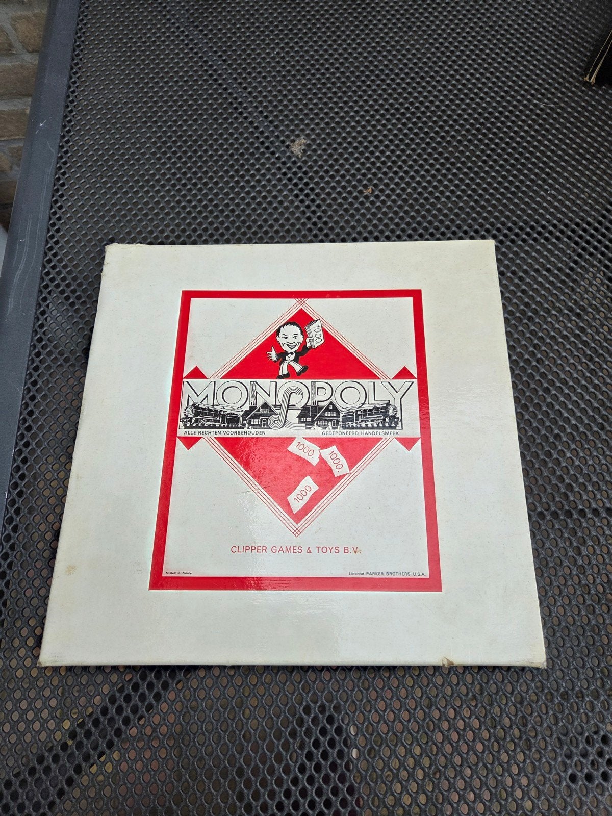 Vintage Monopoly Bordspel - Clipper Games & Toys B.V., Drie of vier spelers, Ophalen of Verzenden, Gebruikt, Clipper Games & Toys B.V.