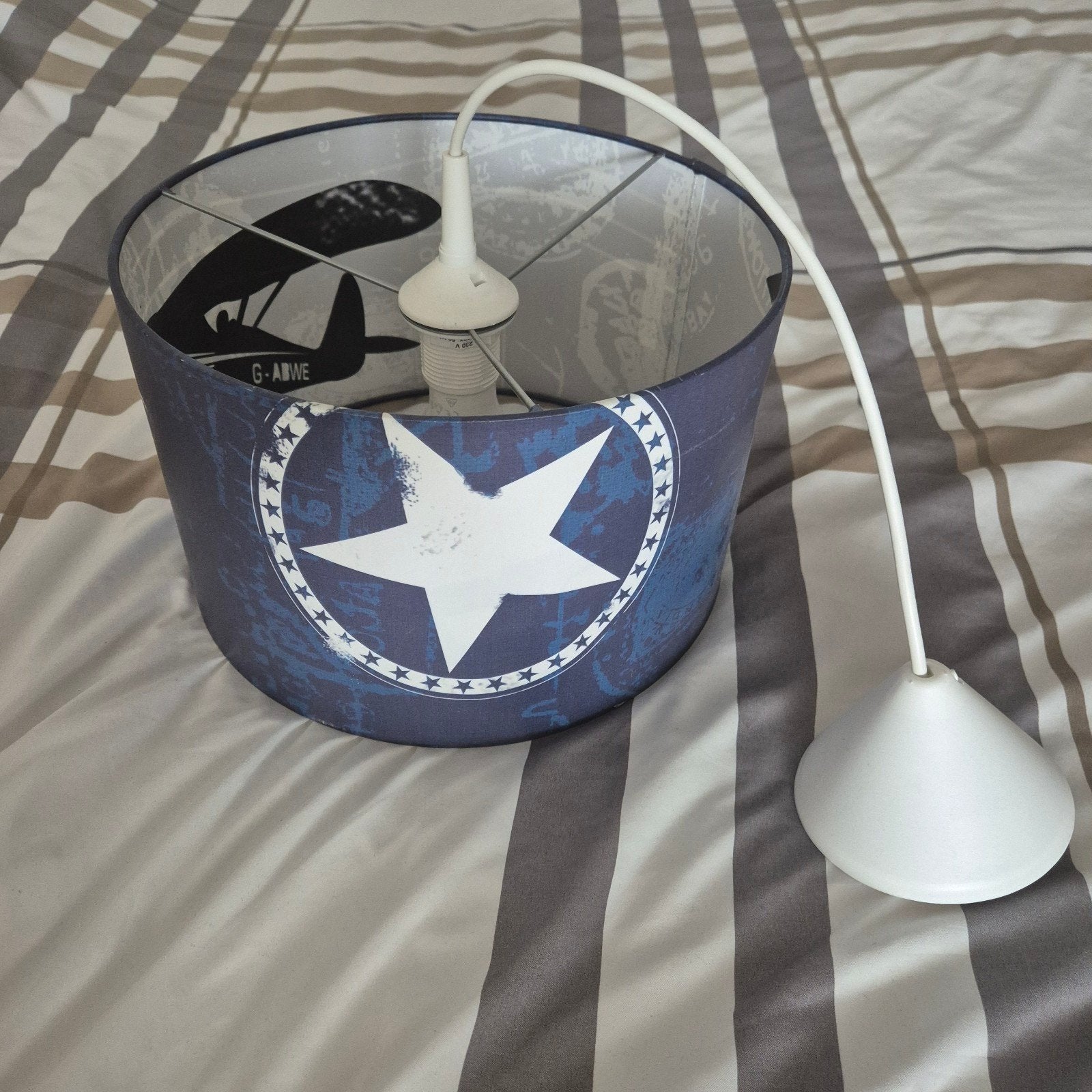 Little dutch hanglamp vliegtuig ster, Kinderen en Baby's, Kinderkamer | Inrichting en Decoratie, Ophalen of Verzenden, Zo goed als nieuw