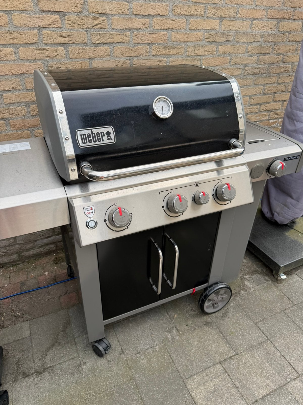 Weber genesis II GS4 EP-335 gasbarbecue, Ophalen, Gebruikt
