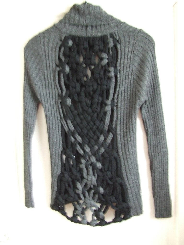 Nü by Staff prachtig grijs wollen vest opengewerkt rugdeel, Kleding | Dames, Maat 38/40 (M), Nü by Staff, Nieuw, Ophalen of Verzenden