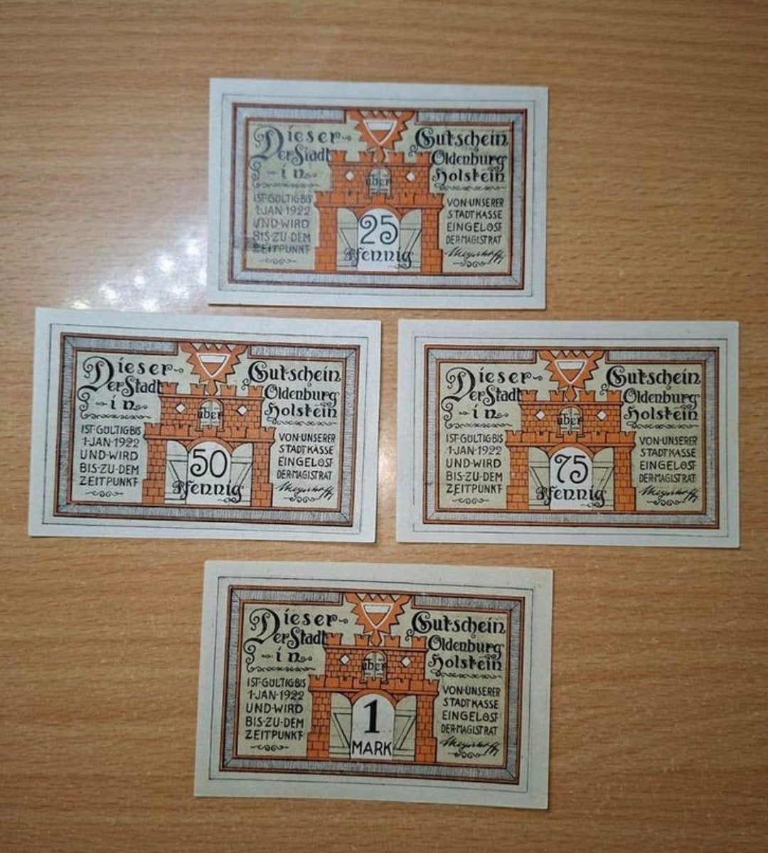 Duits Notgeld Oldenburg Noodgeld, Postzegels en Munten, Bankbiljetten | Europa | Niet-Eurobiljetten, Ophalen of Verzenden, Duitsland