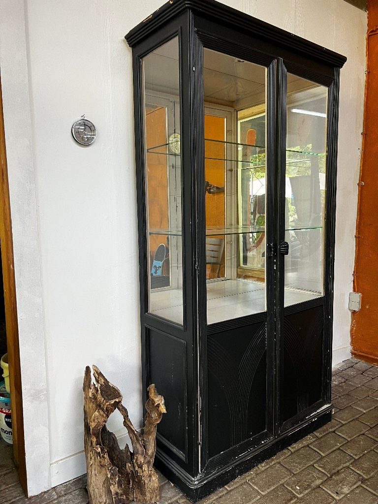vitrine kast, Glas, 50 tot 100 cm, 150 tot 200 cm, 25 tot 50 cm
