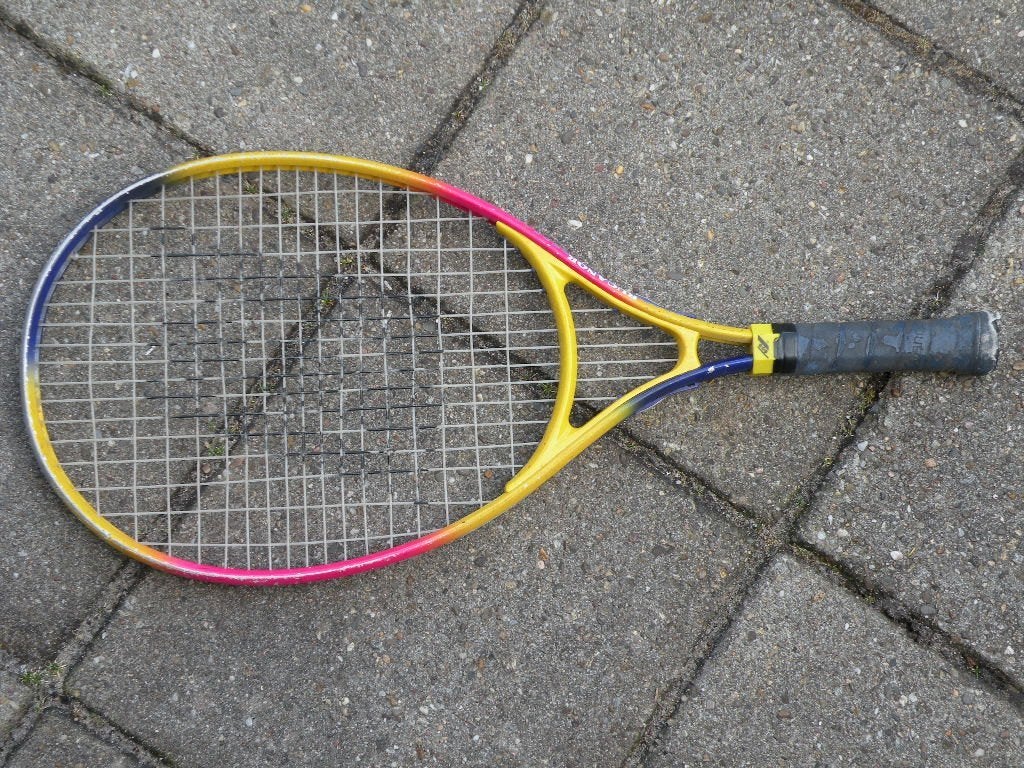 Tennisracket Rucanor 56 cm., Sport en Fitness, Tennis, Ophalen of Verzenden, Zo goed als nieuw, Racket, Overige merken