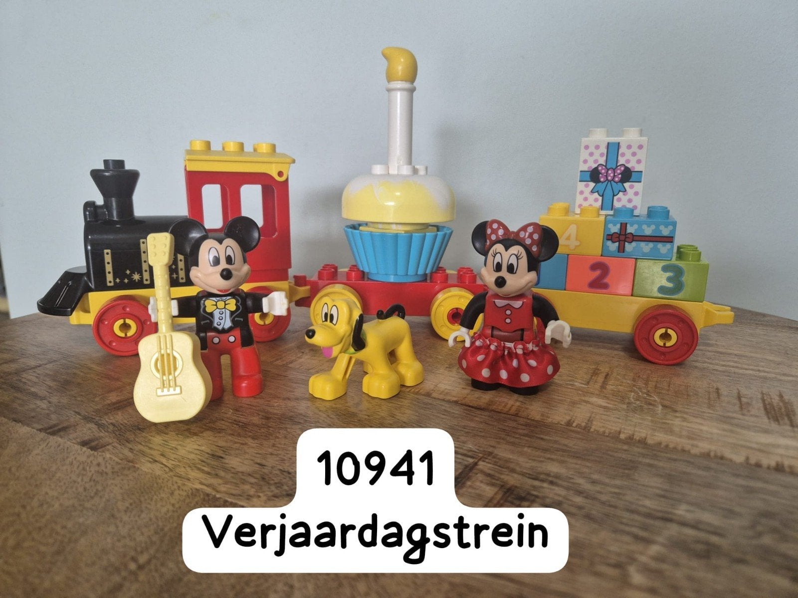 LEGO Duplo 10941 Mickey & Minnie Verjaardagstrein, Gebruikt, Overige thema's, Ophalen of Verzenden, Duplo