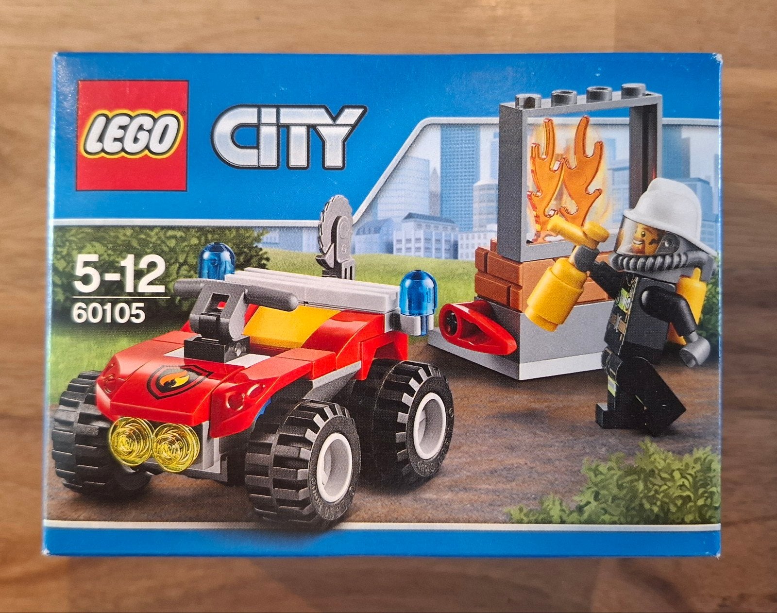 LEGO City 60105 Brandweerwagen met brandweerman, Ophalen of Verzenden, Zo goed als nieuw