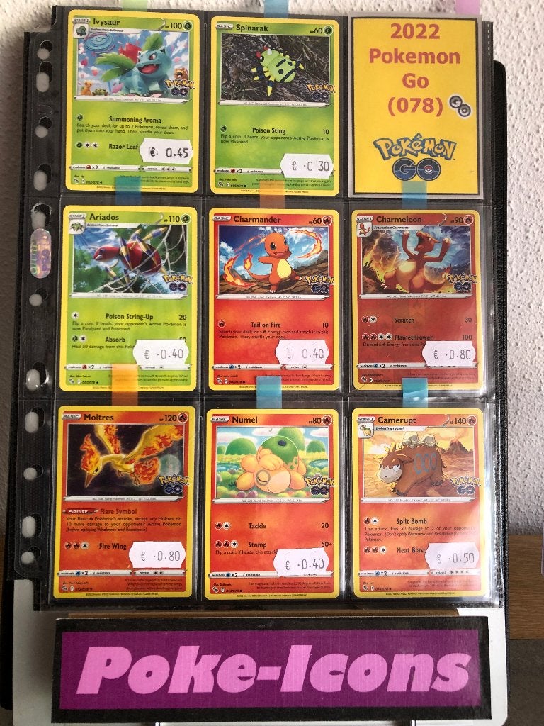 2022 078 Pokemon Go (Non Holo & Reverse & Holo) Jumbo-Promo, Ophalen of Verzenden, Zo goed als nieuw, Meerdere kaarten, Foil