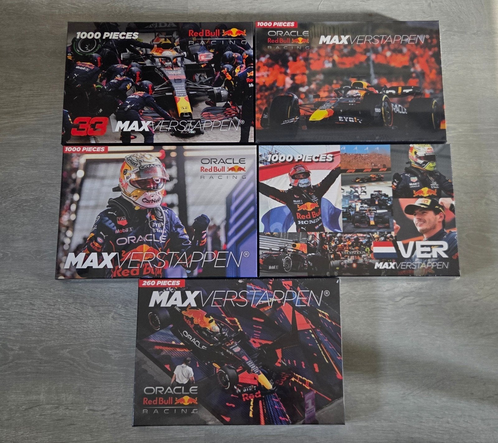 Max Verstappen Puzzels - 4 x 1000, 1 x 260., Ophalen, Nieuw, Formule 1