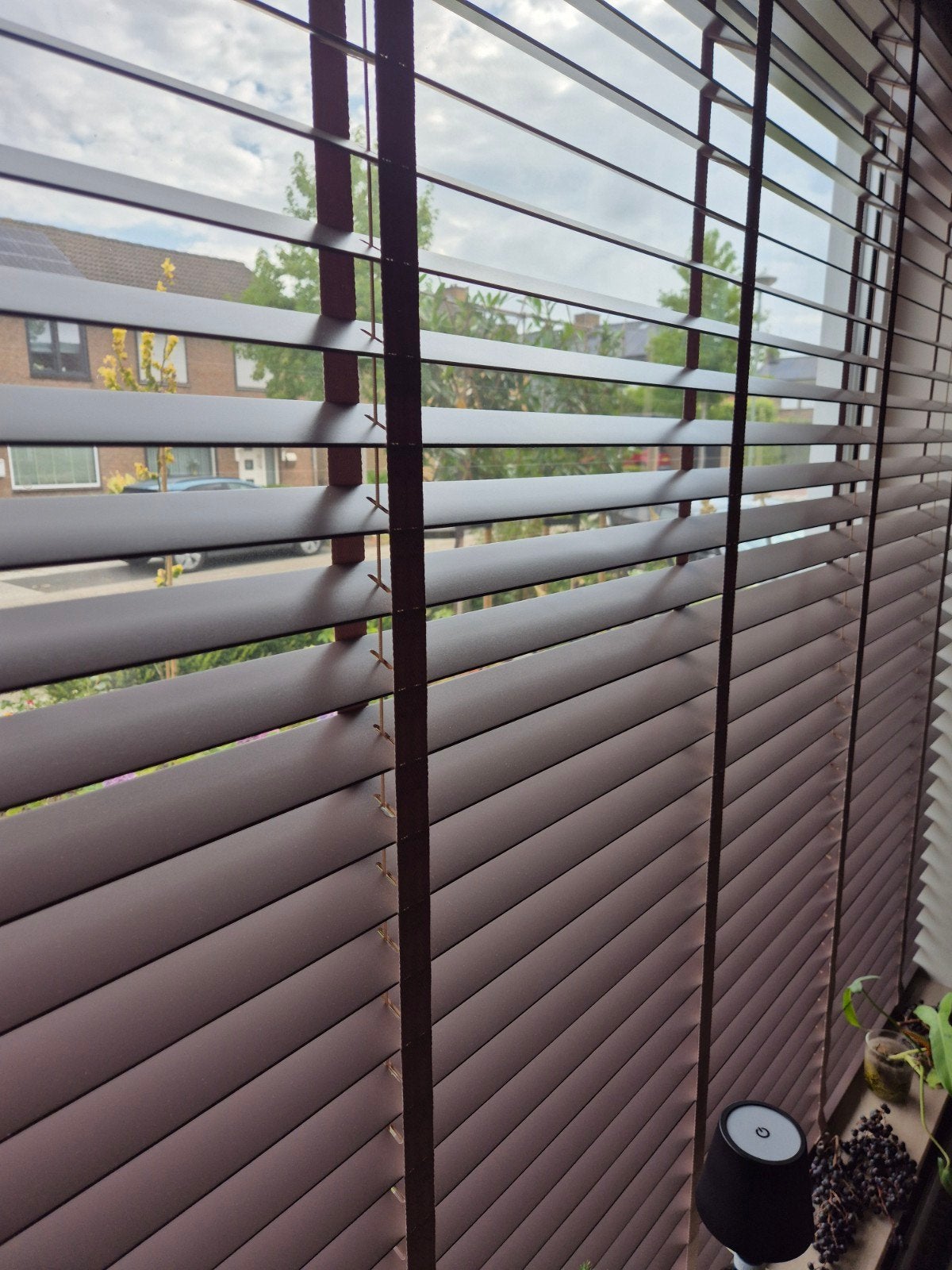 Houten jaloezieën, Ophalen, Nieuw, Beige