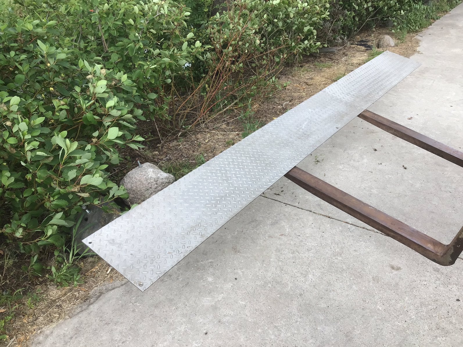 Traanplaat, Doe-het-zelf en Verbouw, Ophalen, Gebruikt, IJzer