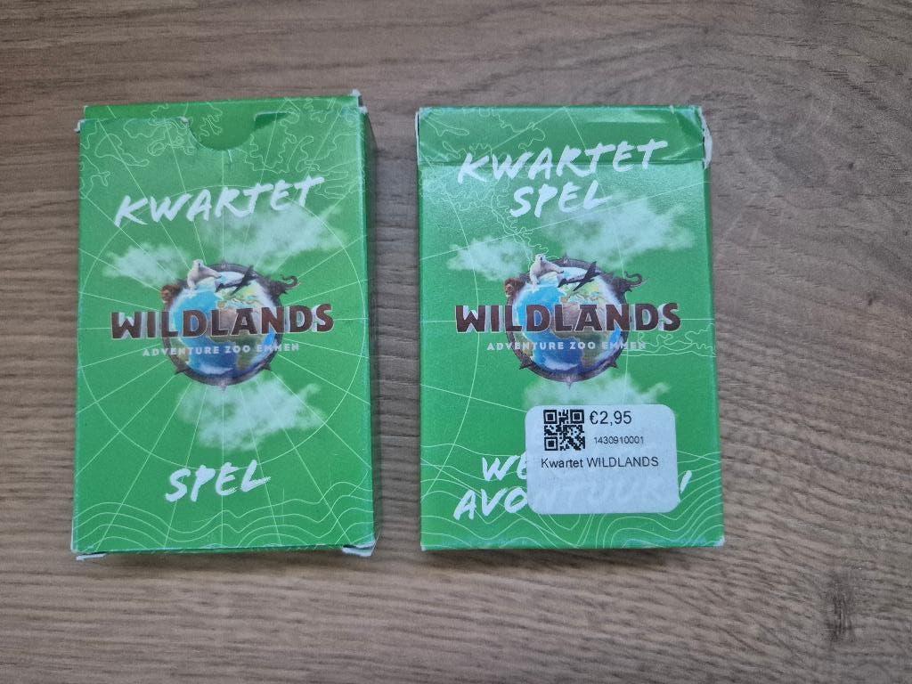 Kwartetspel Wildlands, Vijf spelers of meer, Ophalen of Verzenden, Zo goed als nieuw