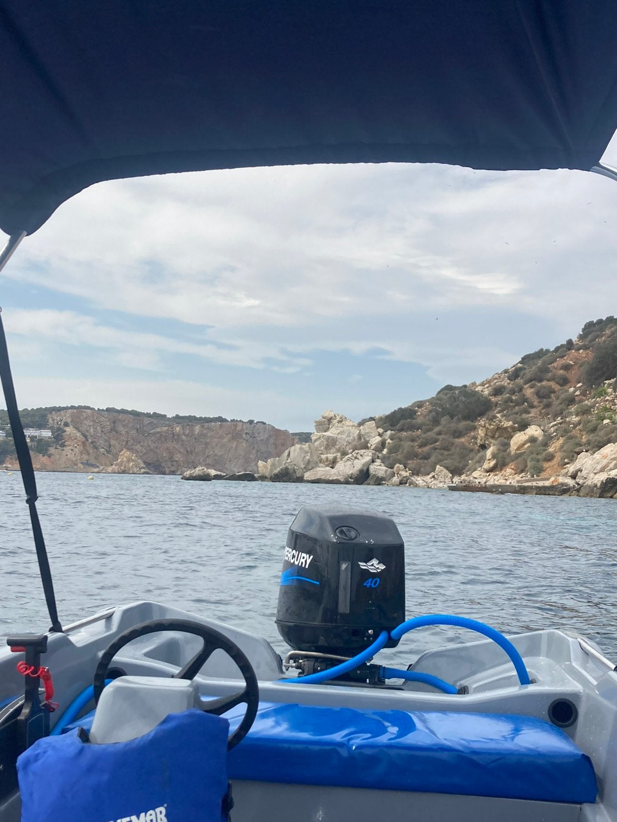 Leuke snelle console speedboot 40 pk mercuri, Watersport en Boten, Ophalen of Verzenden, Zo goed als nieuw