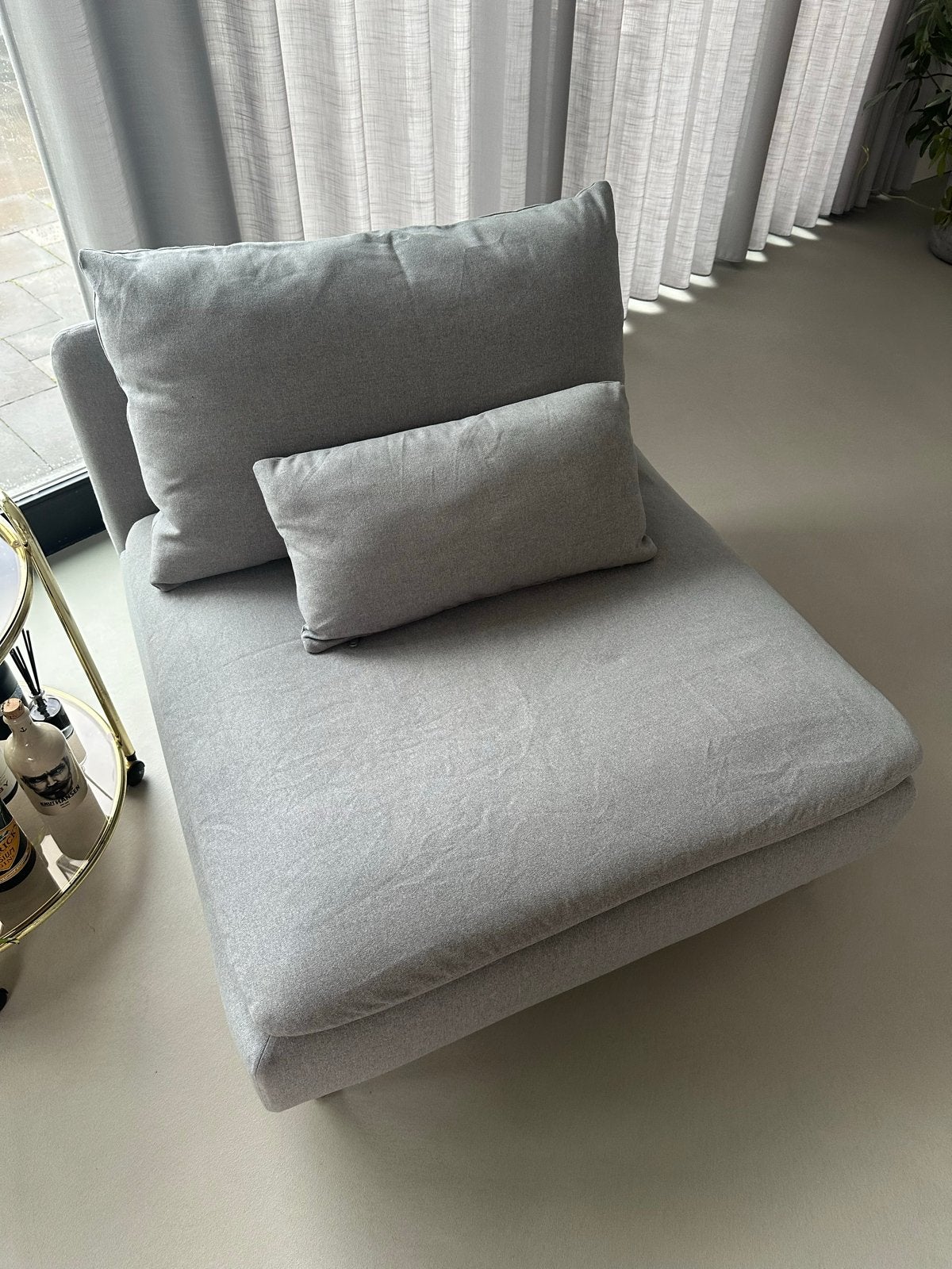 IKEA Söderhamn hoes 1-zits  - Zeer goede staat, Ophalen of Verzenden, Zo goed als nieuw, Stof, 75 tot 100 cm