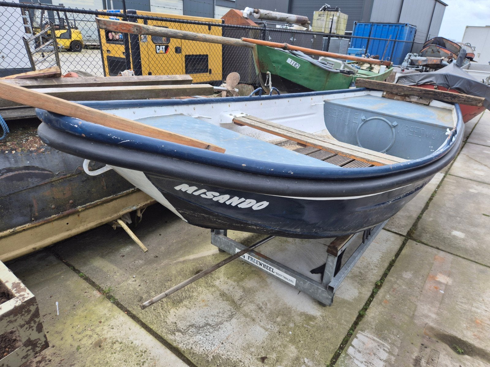 Schottelvlet grachtenboot 4 meter met luchtkamers, Watersport en Boten, Roeiboten, Gebruikt, 4 m, Ophalen of Verzenden, Vlet