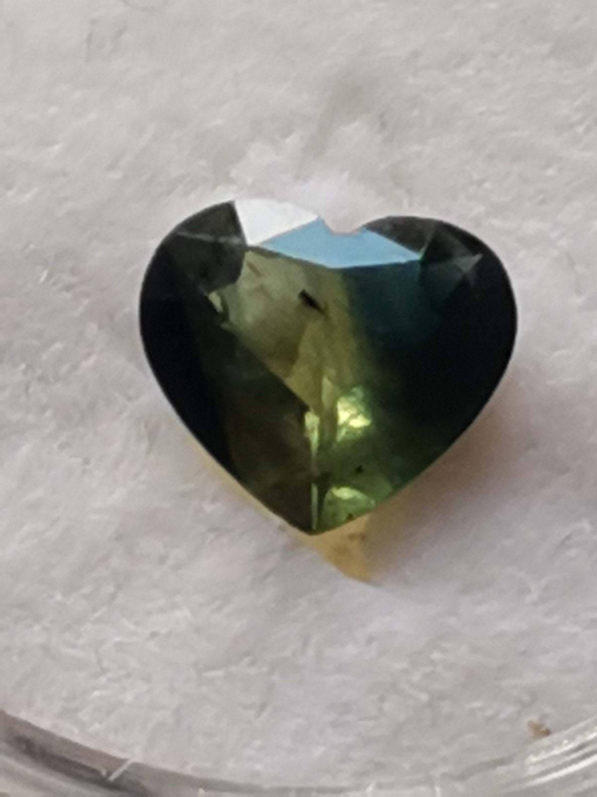 1.26ct Saffier hartje, Verzenden, Nieuw