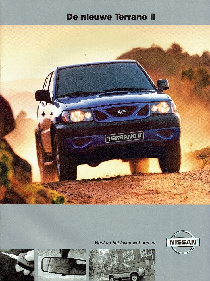 Folder Nissan Terrano ll (1999), Verzenden, Zo goed als nieuw, Nissan
