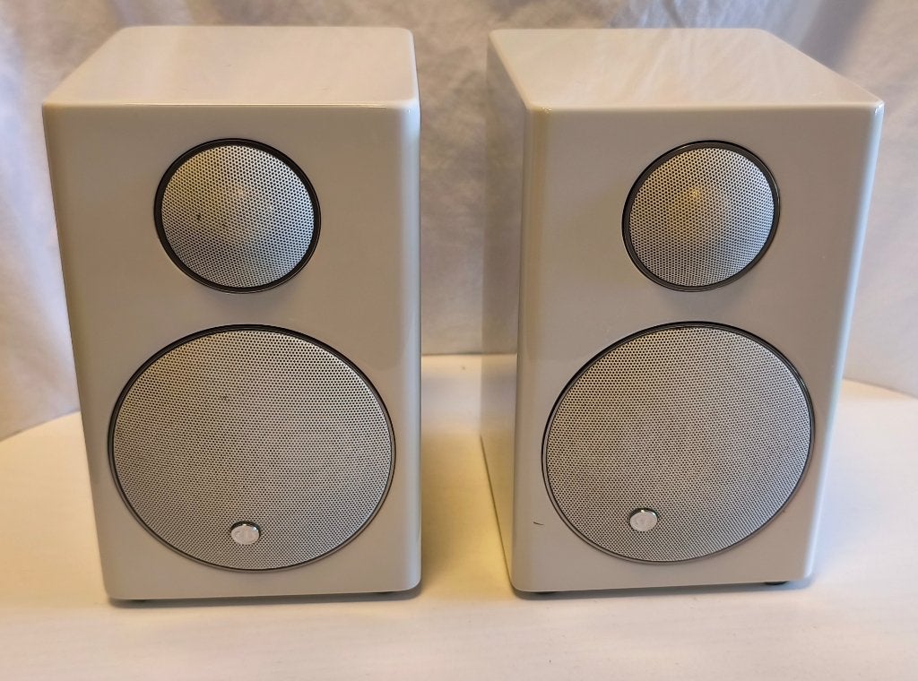 Monitor Audio Radius R90HD Hi-Fi Bookshelf Speakers (White), Audio, Tv en Foto, Gebruikt, Ophalen of Verzenden, 60 tot 120 watt