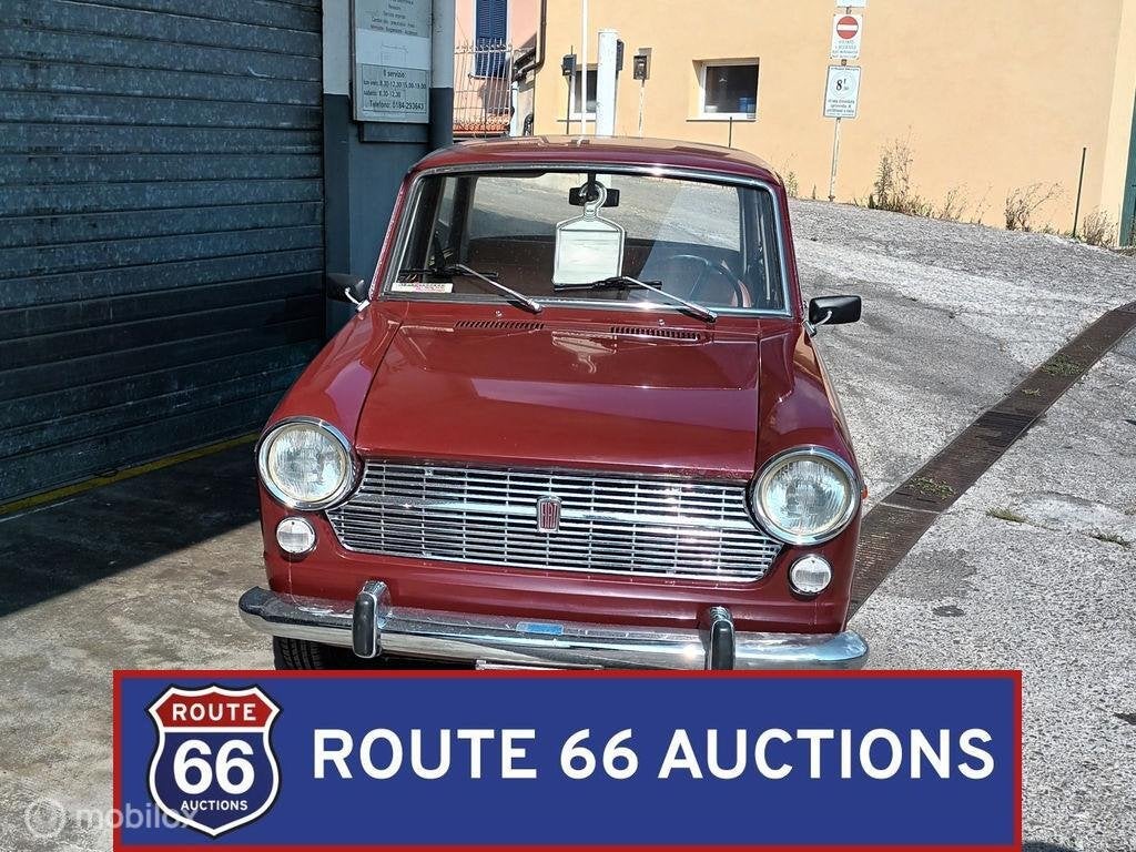 Fiat 1100 R | 1967 | Route 66 Auctions, Overige carrosserieën, Zwart, Bedrijf, Handgeschakeld