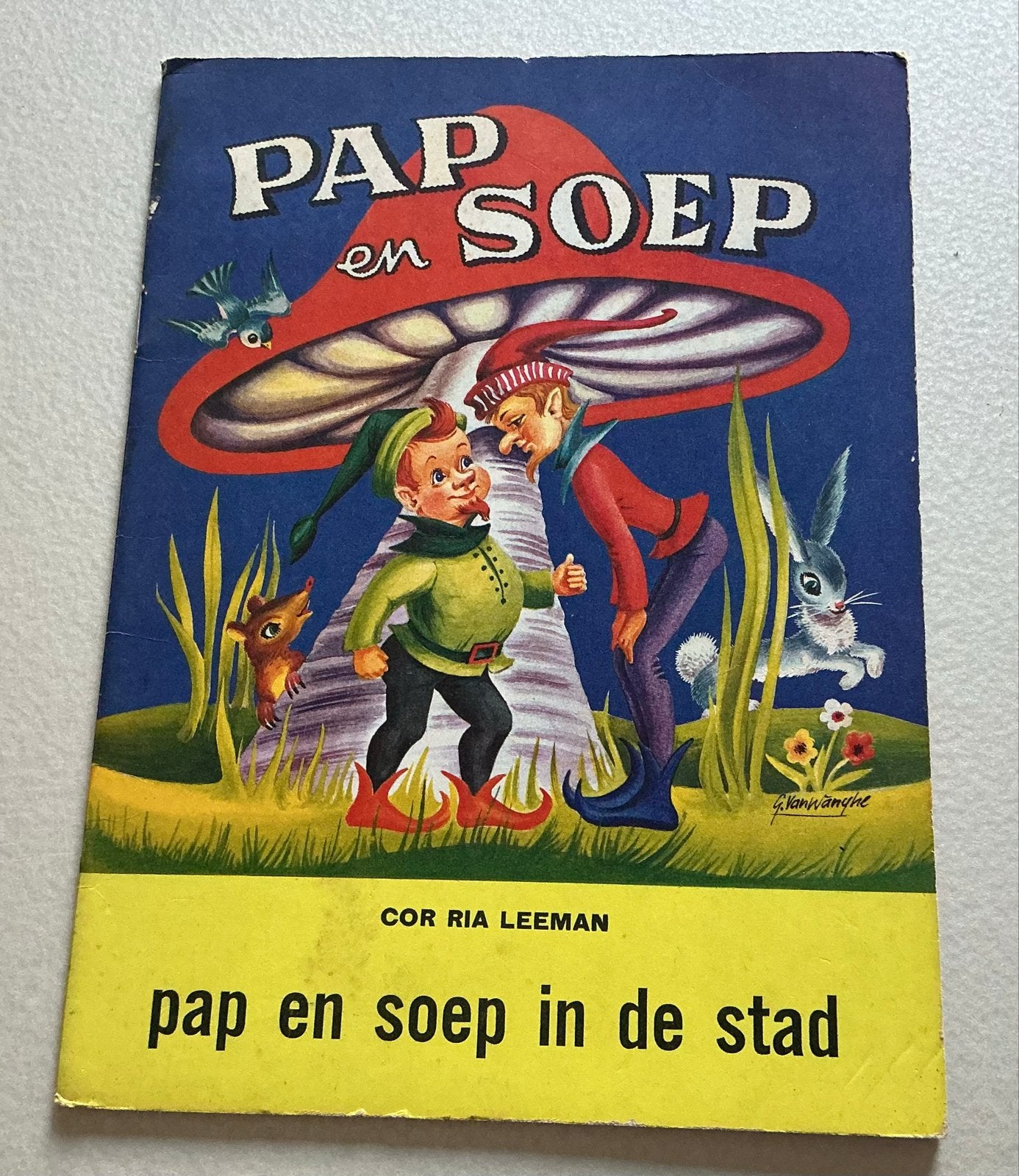 Pap en Soep in de Stad - Cor Ria Leeman (Vintage Boek), Verzenden, Gelezen, Sprookjes