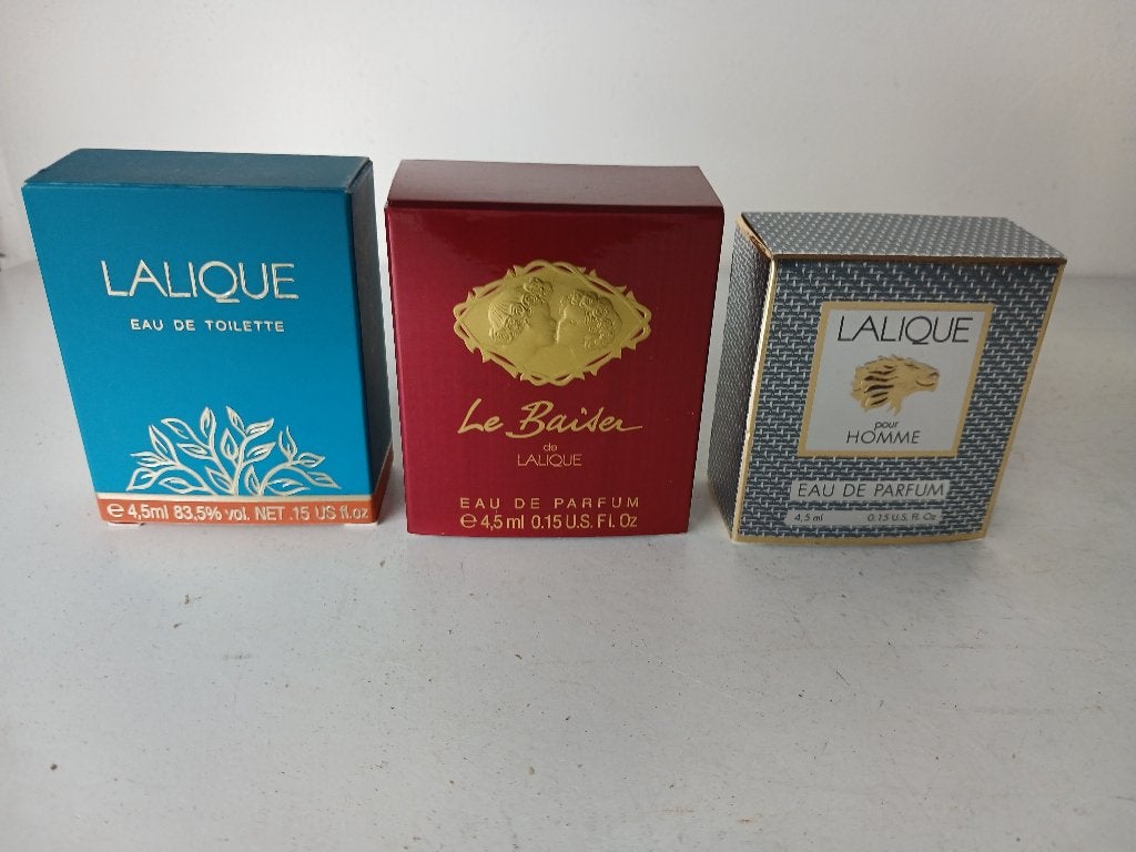 Lalique : Le Baiser eau de parfum, Lalique eau de toilette ., Verzenden, Nieuw, Miniatuur, Gevuld