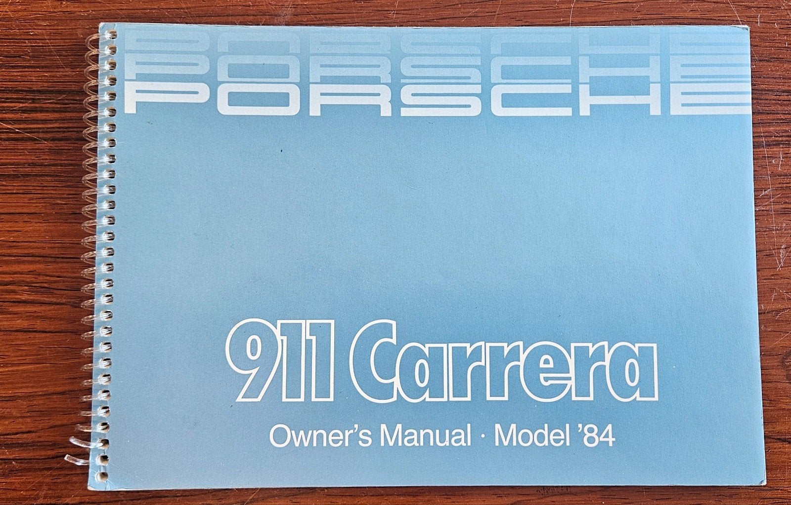 Porsche 911 1984 owners manual, Verzenden