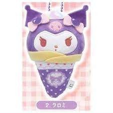 Sanrio characters pluche sleutelhanger in ijsjesvorm, Ophalen of Verzenden, Nieuw