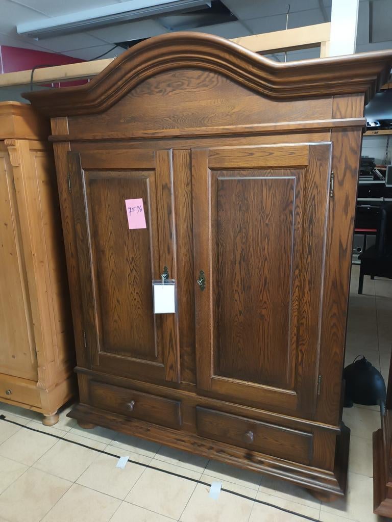 Mooie Eiken Kast., Ophalen, Gebruikt, Met deur(en), 200 cm of meer