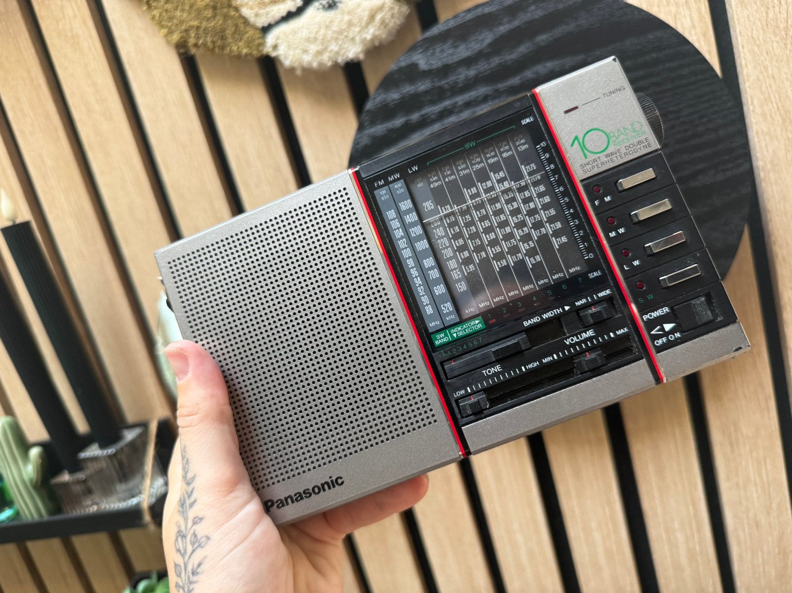 Panasonic RF-B50l, Ophalen of Verzenden, Zo goed als nieuw, Radio