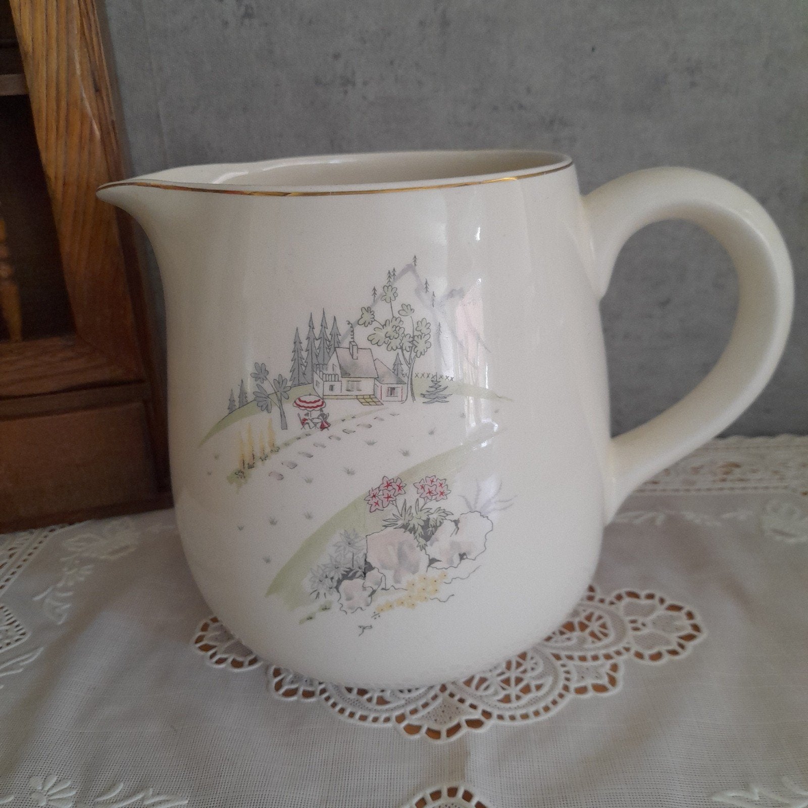 Brocante kan melkkan Societe Ceramique Maastricht, Antiek en Kunst, Ophalen of Verzenden