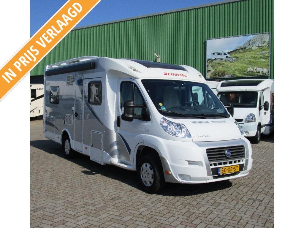 Dethleffs T 6501, Caravans en Kamperen, Koelkast, Ringverwarming, Fiat, Bedrijf