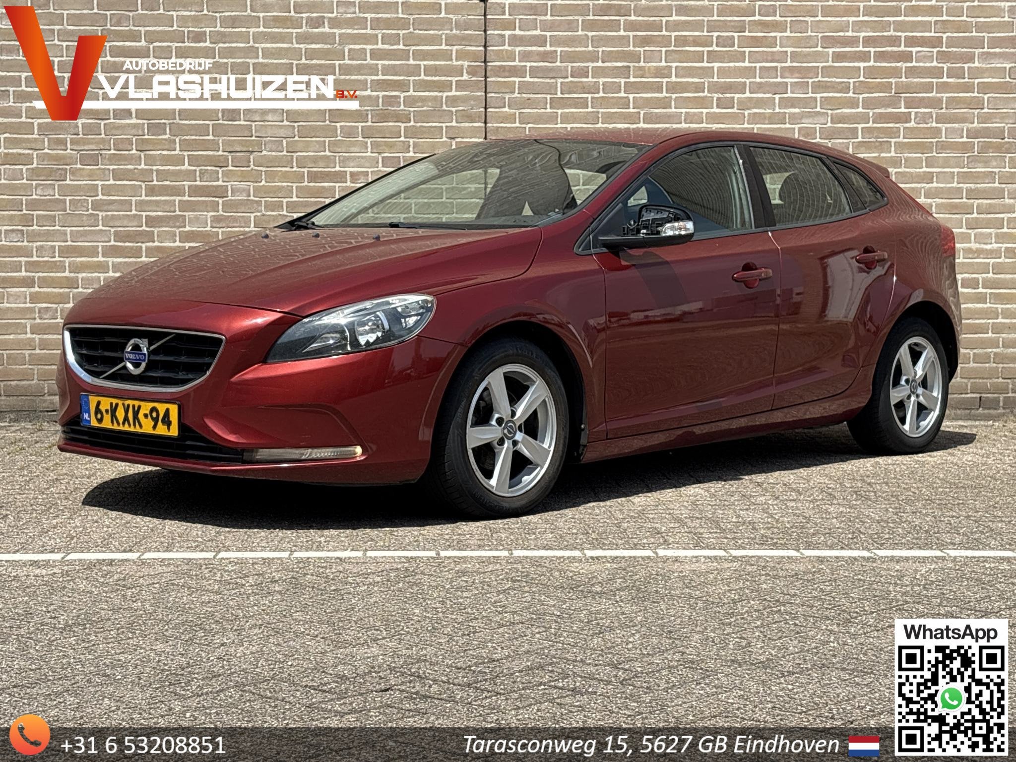 Volvo V40 1.6 D2 | Camera | Cruise | Airco |, Auto's, Voorwielaandrijving, Euro 5, Stof, Gebruikt