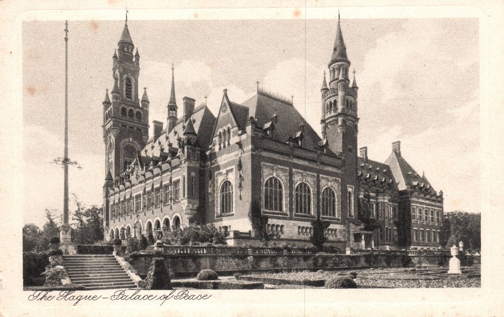 Den Haag, Vredespaleis  131595, Verzenden, Voor 1920, Ongelopen, Zuid-Holland