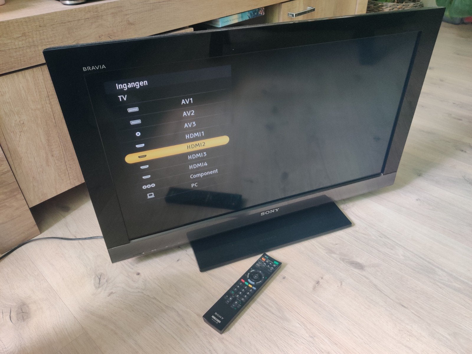 VANDAAG OPHALEN! Sony Bravia KDL-32EX402 LCD TV met afstands, Ophalen, Gebruikt, 50 Hz, LCD