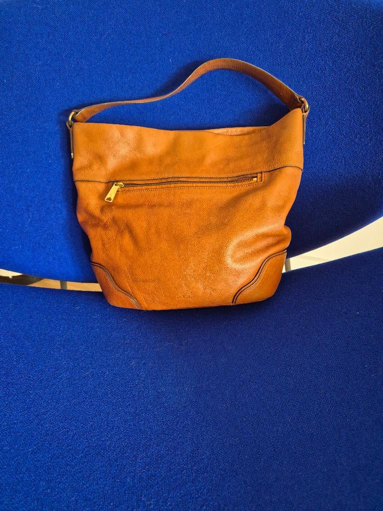Ralph Lauren schoudertas, Overige merken, Bruin, Ophalen of Verzenden, Zo goed als nieuw