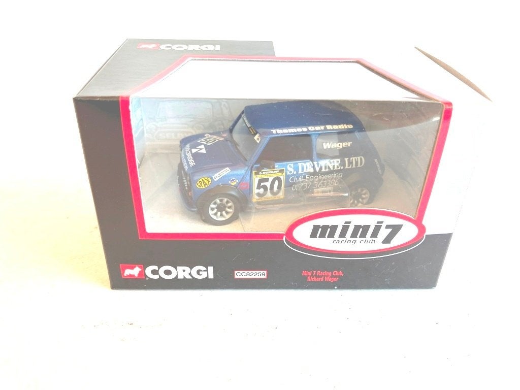 Mini 7 Racing Club Richard Wagner Mini Corgi CC82259., Ophalen of Verzenden, Zo goed als nieuw, Auto