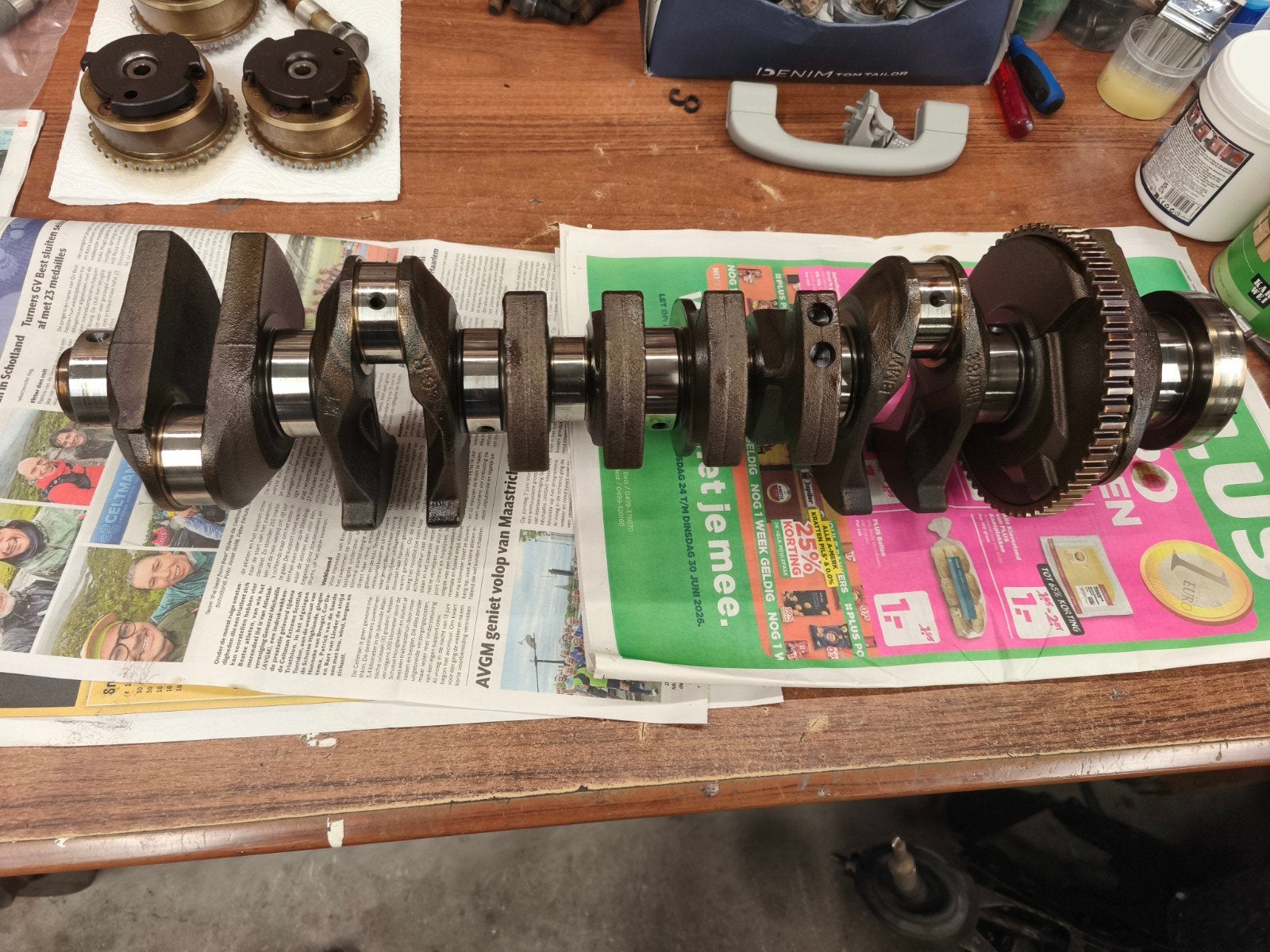 Krukas BMW N52 N52B25 N52B25A E90 E91 325i 525i E60 E61, Ophalen, B, W, BMW