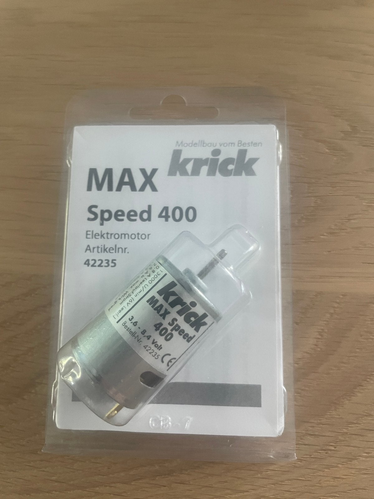 Krick Speed 400 electomotor voor RC Boot, Ophalen, Nieuw