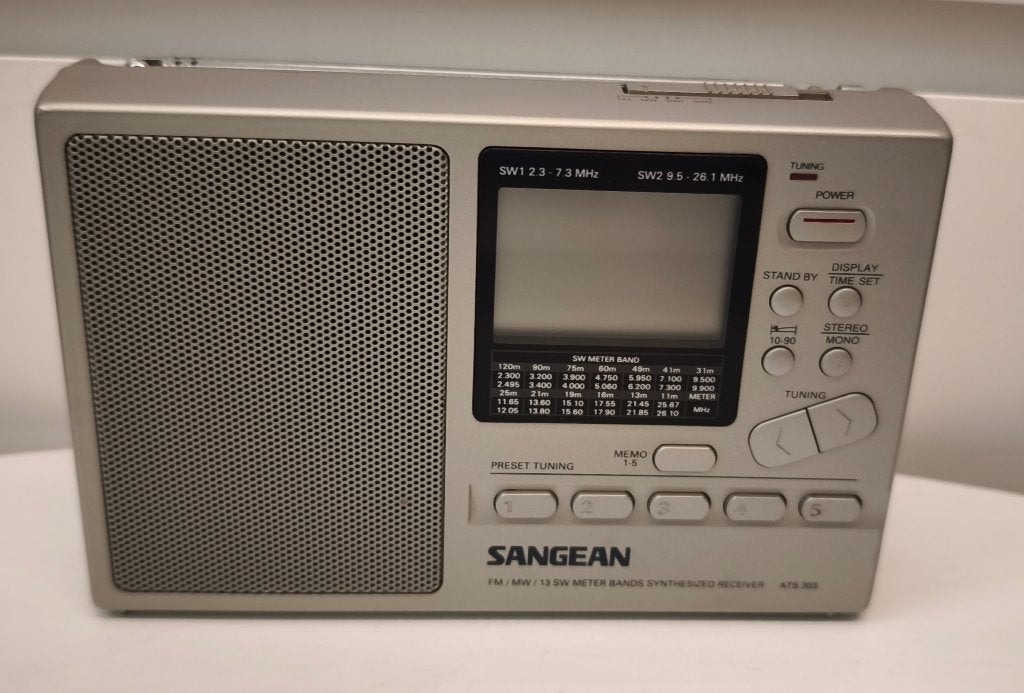 Sangean ATS-303 Digital Radio Receiver (FM/MW/SW), Audio, Tv en Foto, Radio's, Ophalen, Gebruikt, Radio