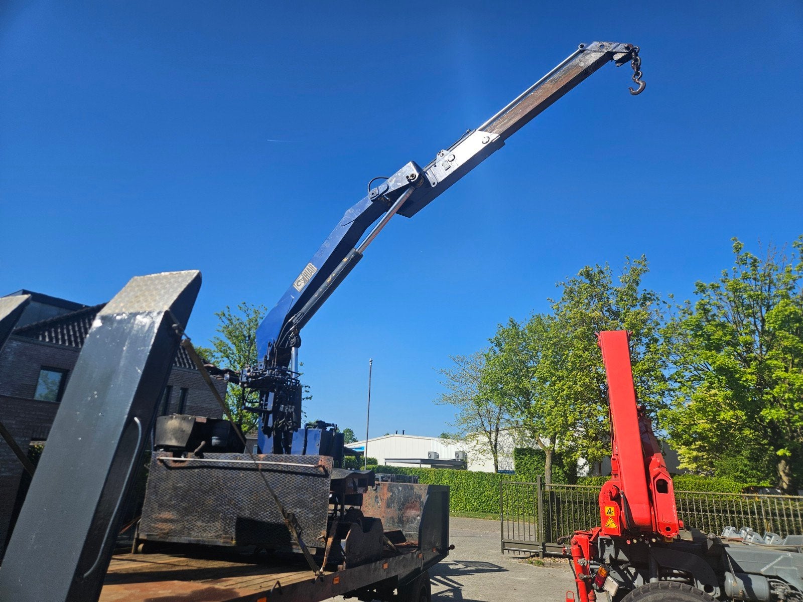 hiab stenenkraan rollerkraan, Ophalen of Verzenden
