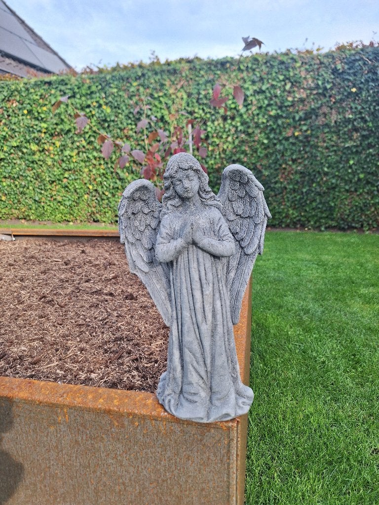 Betonnen Engeltje - Nieuw - 25 cm Hoog, Tuin en Terras, Ophalen, Nieuw, Beton, Engelenbeeld
