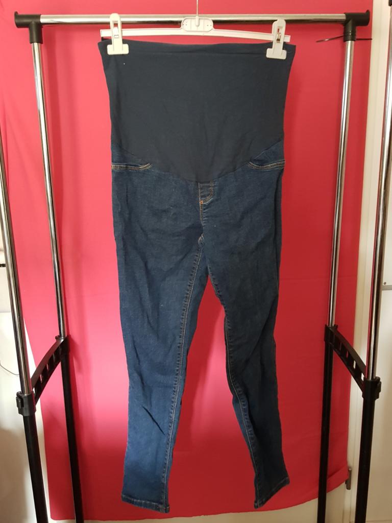 Broek (213), Kleding | Dames, Spijkerbroeken en Jeans, Ophalen of Verzenden, Gedragen, Blauw, W28 - W29 (confectie 36)