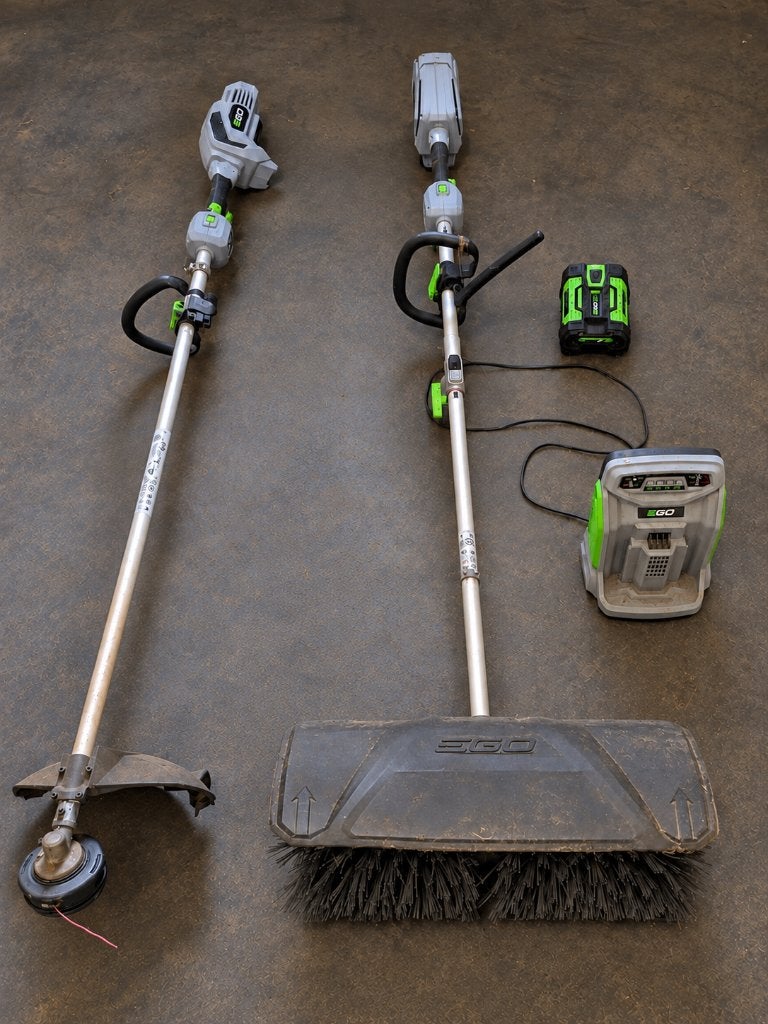 EGO POWER+ complete tuinset t.w.v. €1,115, Ophalen, Gebruikt, Overige soorten, EGO Power+