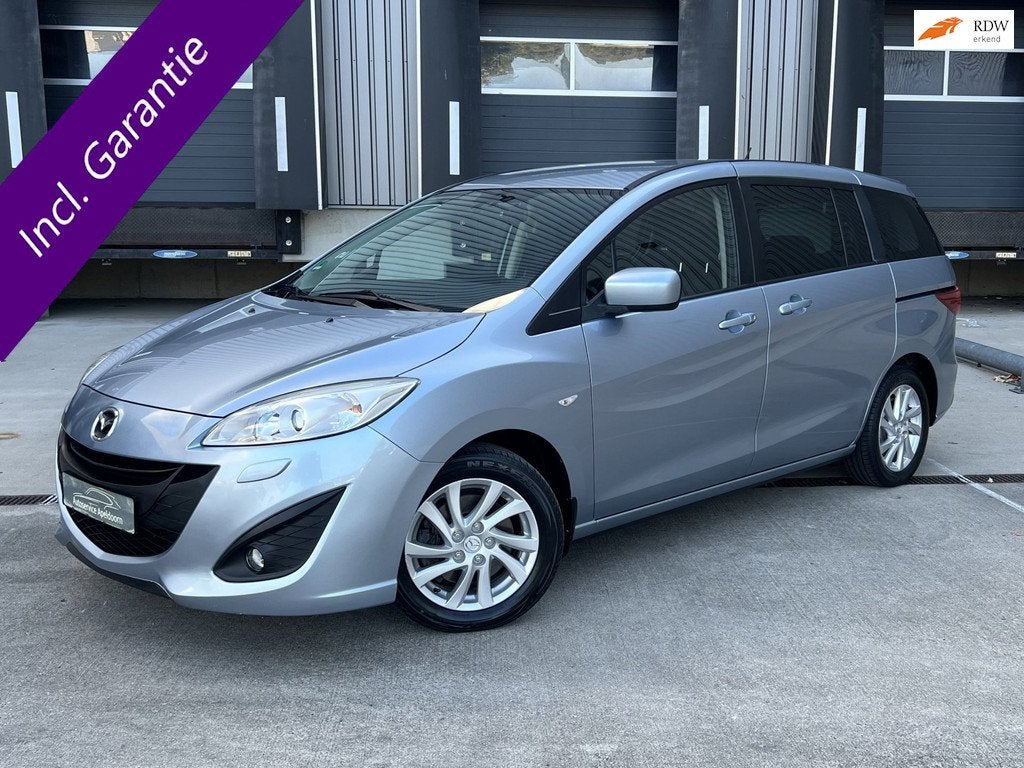 Mazda 5 2.0 GT-M, 7p, Cruise control, Auto's, Mazda, 1998 cc, Stof, Gebruikt, Zwart