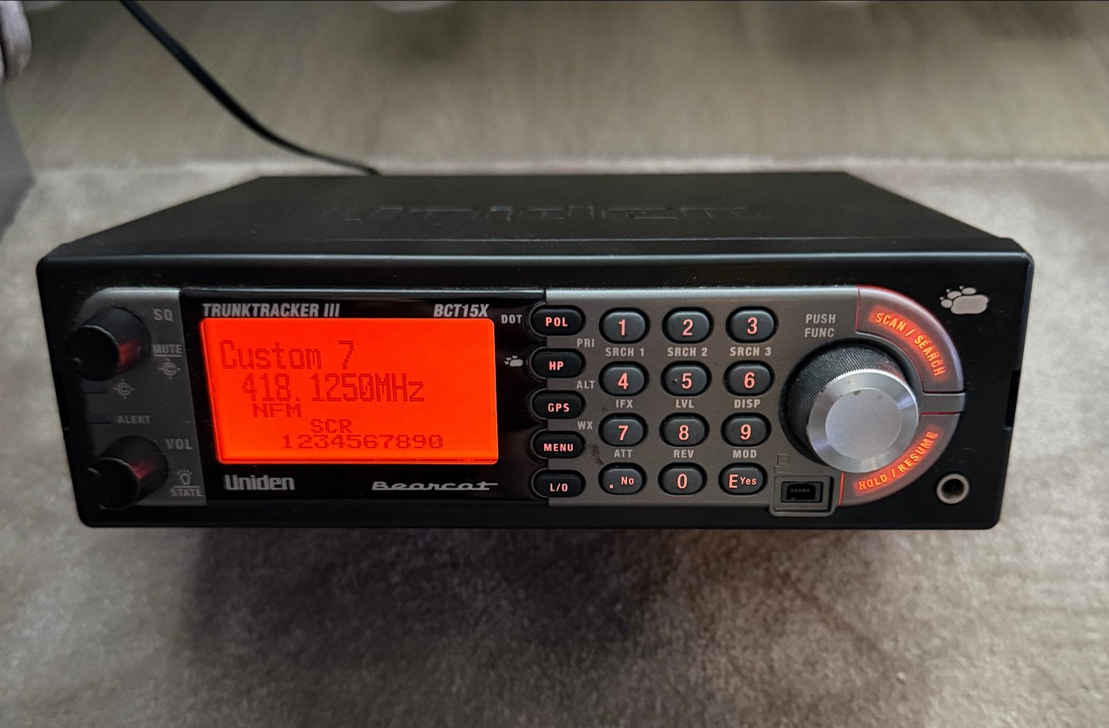 Uniden Bearcat BCT15X Trunktracker III Scanner, Ophalen, Gebruikt