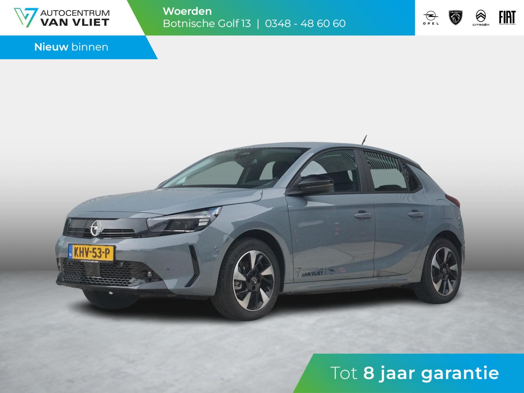 Opel Corsa Electric Long Range Business Edition 51 kWh Warmt, Auto's, Opel, Stof, Zwart, 156 pk, 315 min