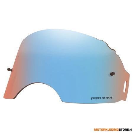 Oakley Losse lens Airbrake MX Prizm Sapphire Iridium, Blauw, Motoren, Kleding | Motorkleding, Ophalen of Verzenden, Nieuw met kaartje