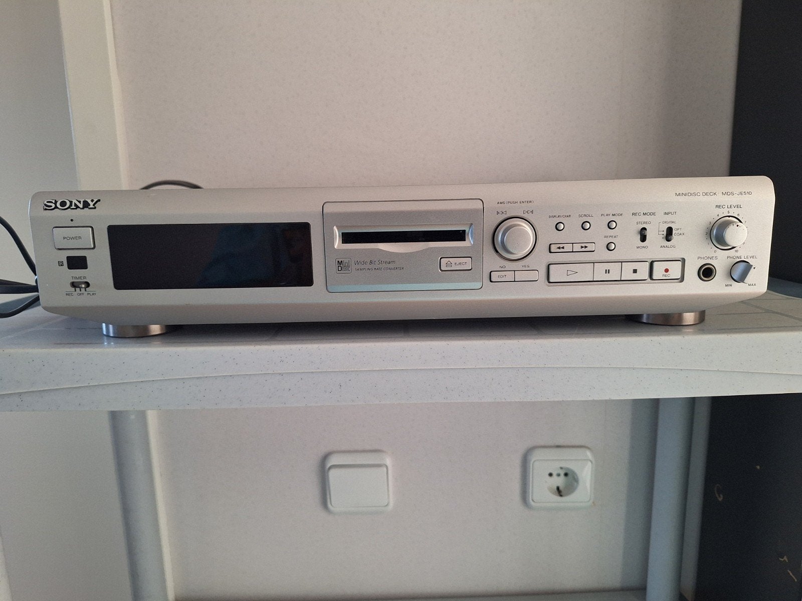 SONY MINIDISC DECK JE510 defect, Ophalen of Verzenden